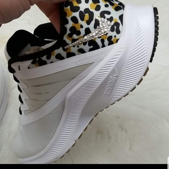 New 💎bling💎 Cheetah print Nike - Picture 4 of 9